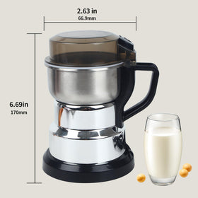 Huitban grinder cleaning process with included brush.