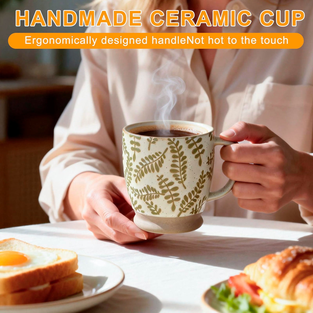 Hujgeis mug is microwave and dishwasher safe for easy cleanup.