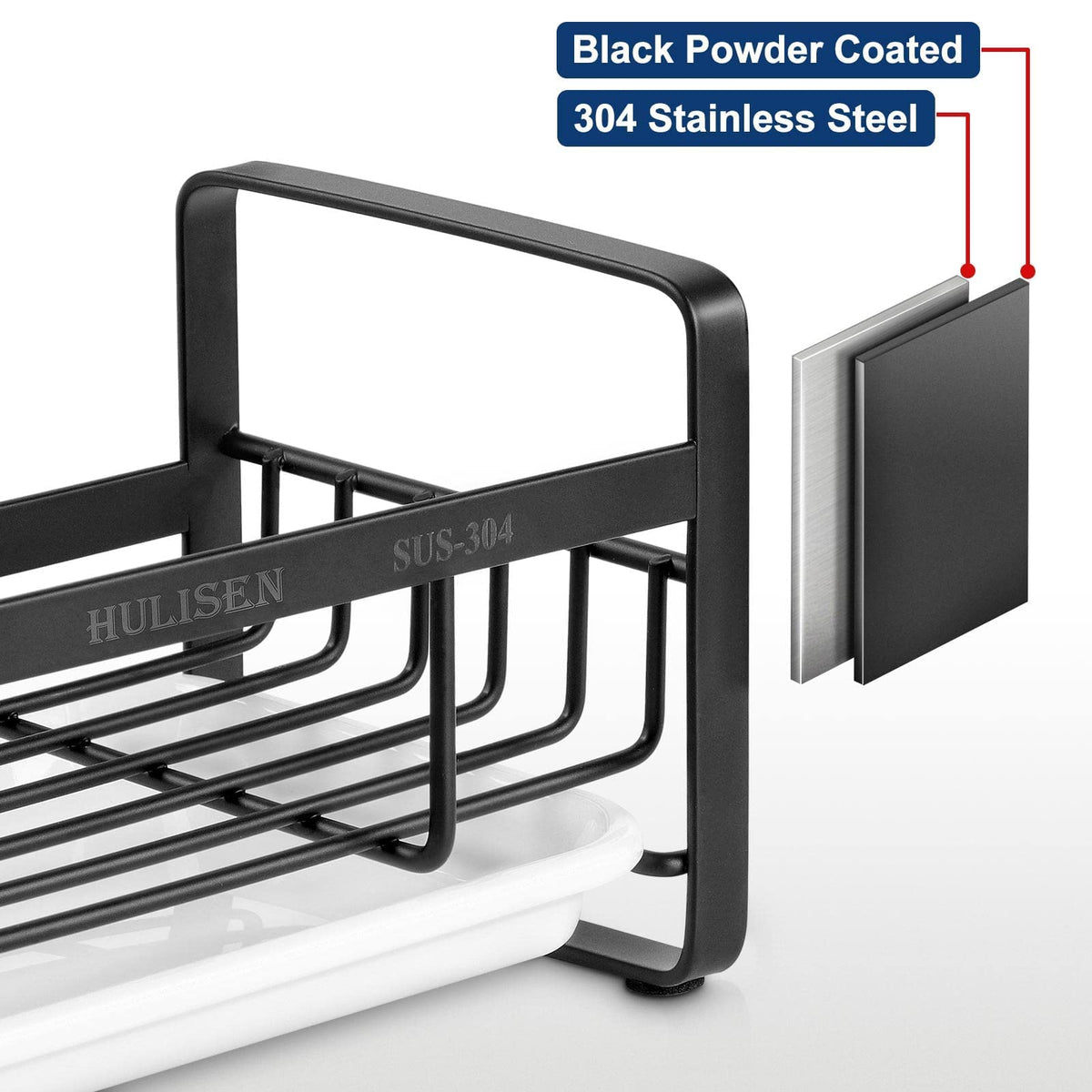 HULISEN anti-slip base prevents scratches and movement during use.