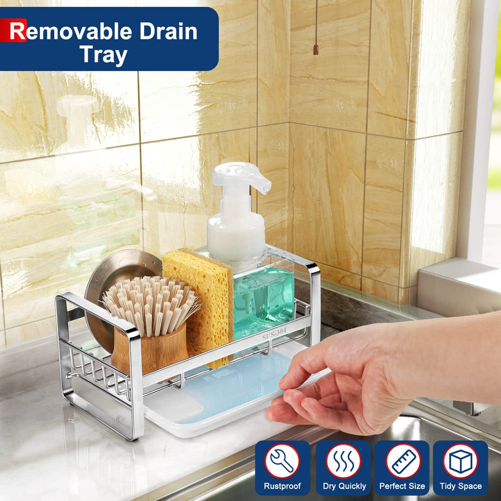 HULISEN anti-slip bottom keeps the holder stable on counters.