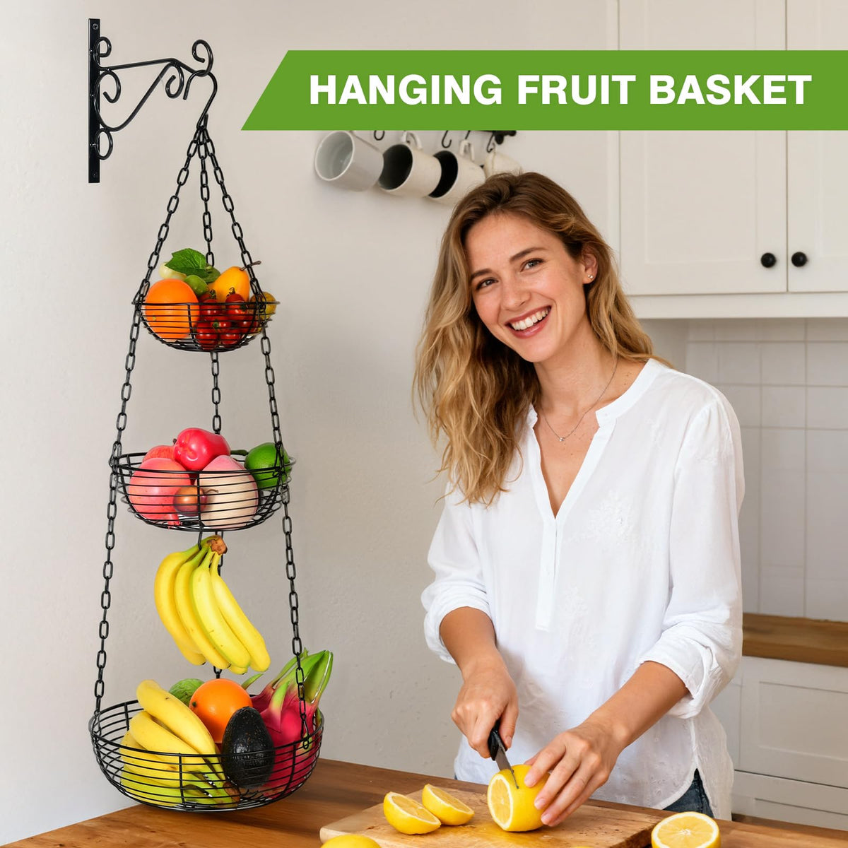HULISEN banana hook highlights ripening bananas without bruising.