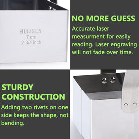 HULISEN dishwasher safe cutter cleans quickly after baking projects.