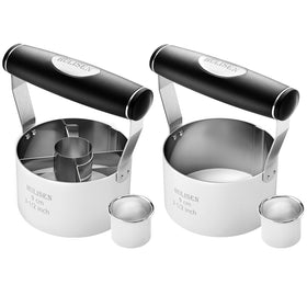 HULISEN donut cutter 3.5 inch set shaping clean, uniform donuts