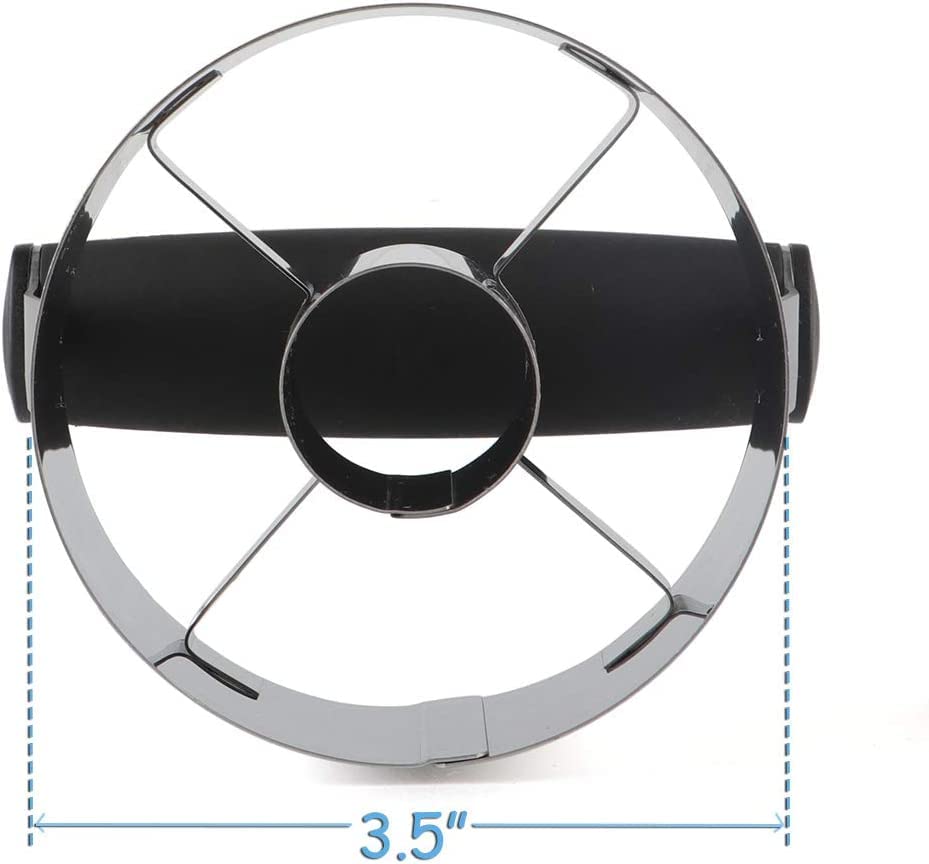 HULISEN donut cutter removable center view highlighting waste-reducing hollow for holes.
