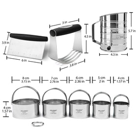 HULISEN stainless steel construction is easy to clean and durable