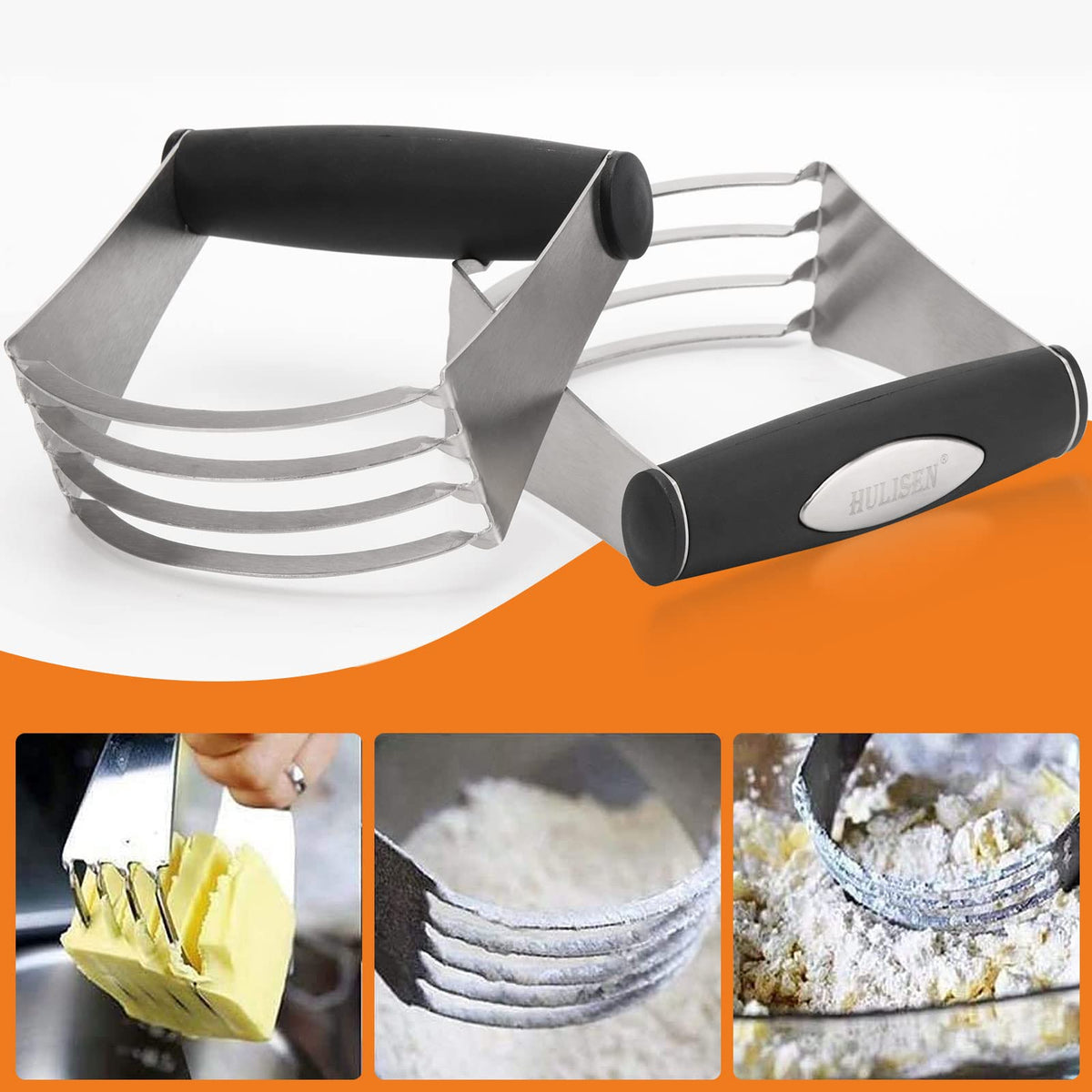 HULISEN 3 cup flour sifter for precise airy results
