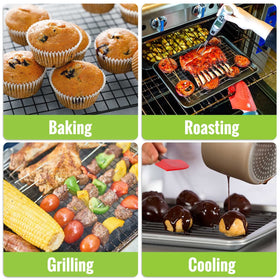 HULISEN grid design with ideal airflow for even cooking.