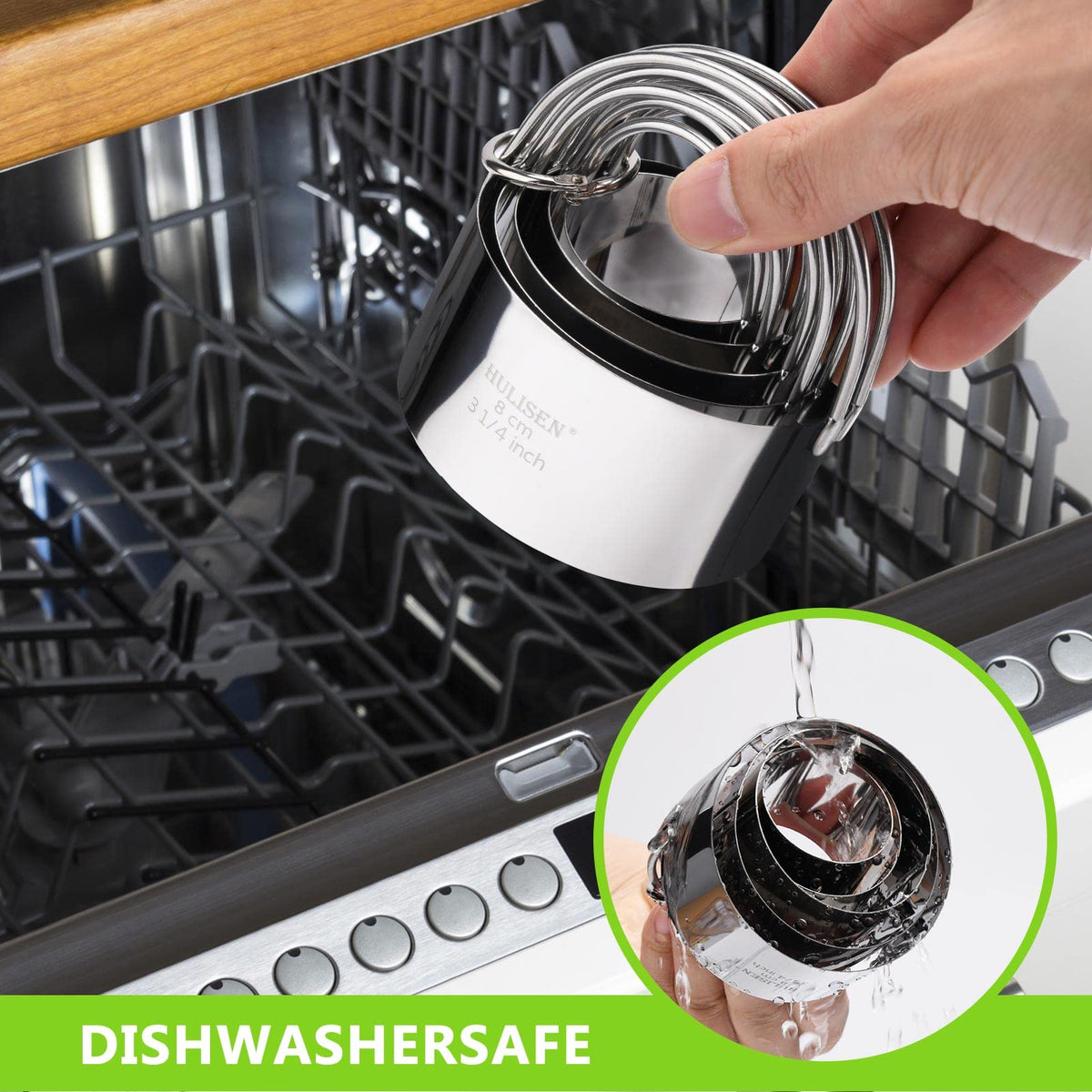 HULISEN ergonomic non-slip handles reduce fatigue during long sessions