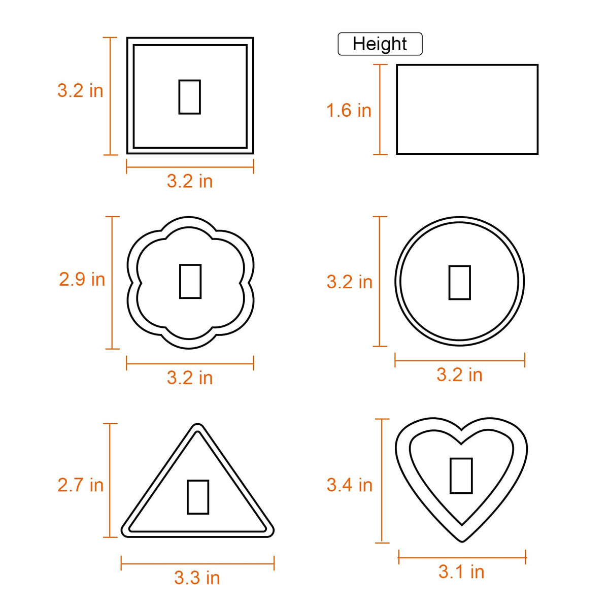 HULISEN ring mold press cover for easy release