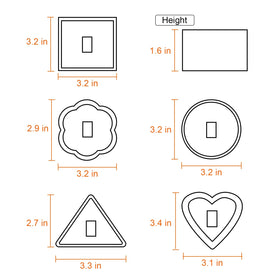 HULISEN ring mold press cover for easy release
