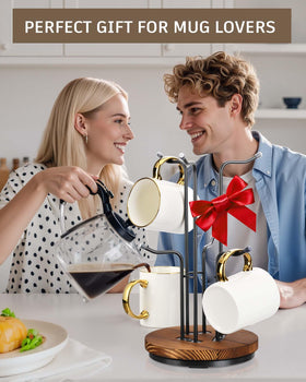 HULISEN durable mug stand blends farmhouse charm with practicality.