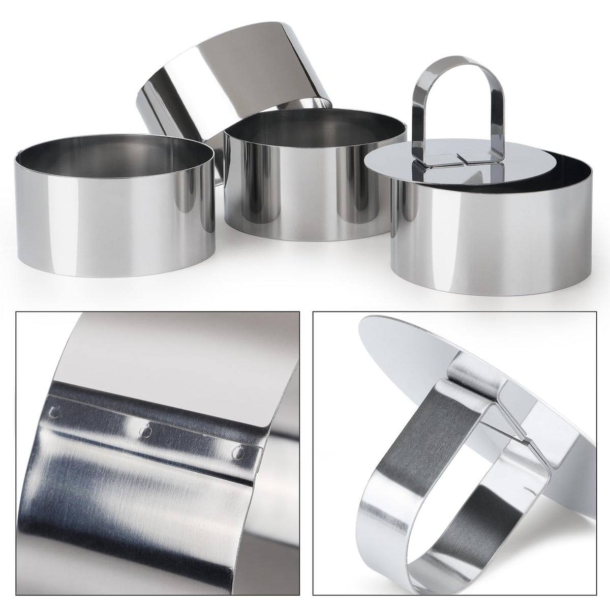HULISEN round mold helps create professional-looking plates with even rings