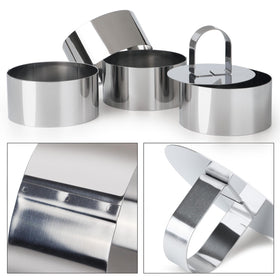 HULISEN round mold helps create professional-looking plates with even rings