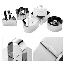 HULISEN cake ring mold square shape for modern plating