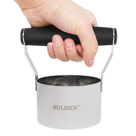 HULISEN stainless steel dough cutters stay shiny and easy to clean.