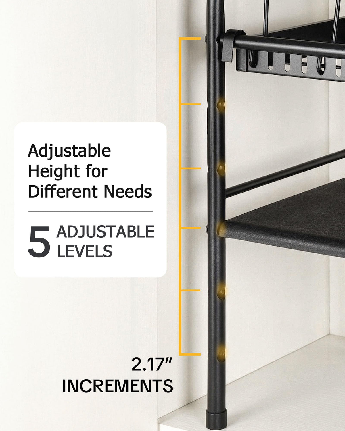 HULISEN quick-assembly kitchen storage solution for fast setup.