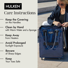 HULKEN dimensions 16 by 12 by 22 inches for three grocery bags