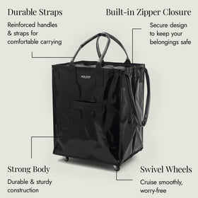 Fold-flat design hugs compact storage when not in use.