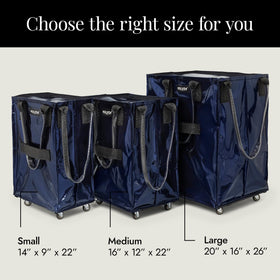 HULKEN fold-flat design for compact storage after errands