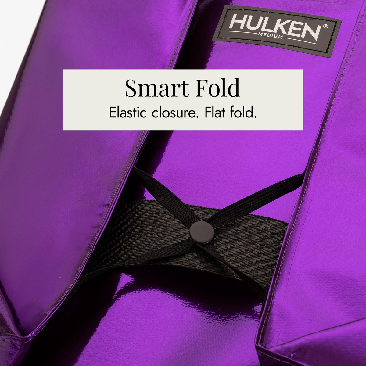 HULKEN ergonomic handle close-up for comfortable daily schlepping.