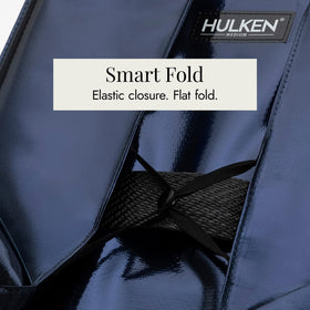 HULKEN zip-closure tote with wheels keeps contents secure