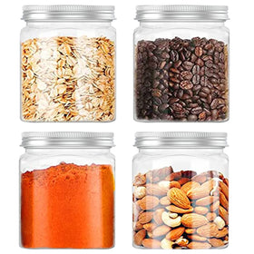 Hulless seal-tight clear jar with foam liner for freshness and moisture control.