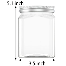 Hulless wide-mouth 720ml jar ready for easy access to dry ingredients.