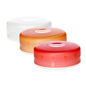 humangear GoTubb three-pack stacked in colors for versatile snack storage