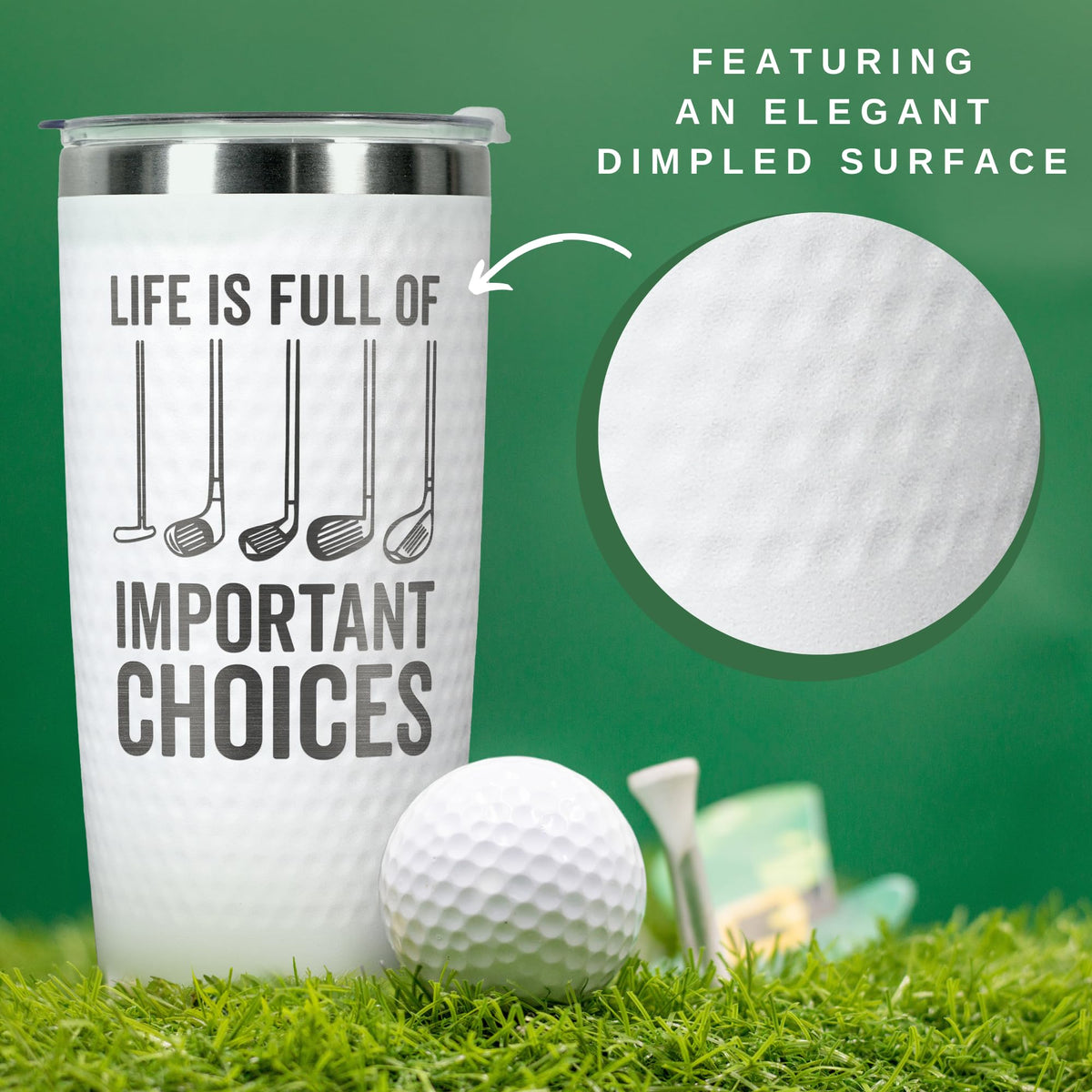 HUNIGIFT stainless steel body emphasizes durability for travel and daily use.