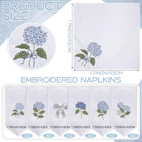 HunnmingRe 12-piece napkin set ideal for weddings and parties