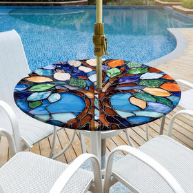 HunnmingRe multi purpose tablecloth suits patios, camping and gatherings.