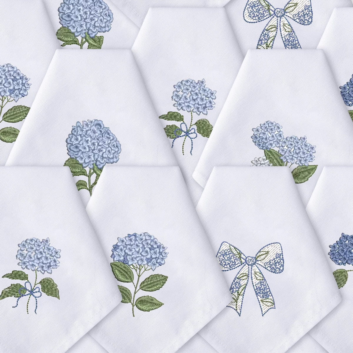 HunnmingRe gift-ready embroidered napkins for housewarmings and special occasions