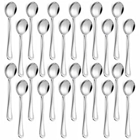 Hunnycook round-head soup spoon shown for generous soup servings