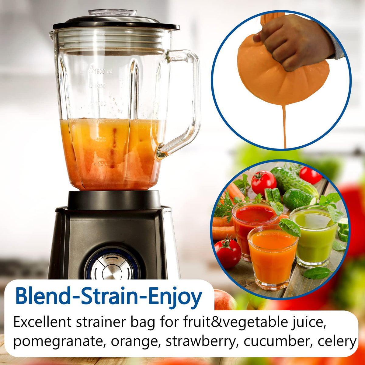 Huppar versatile bag for making soy milk, oat milk, and yogurt