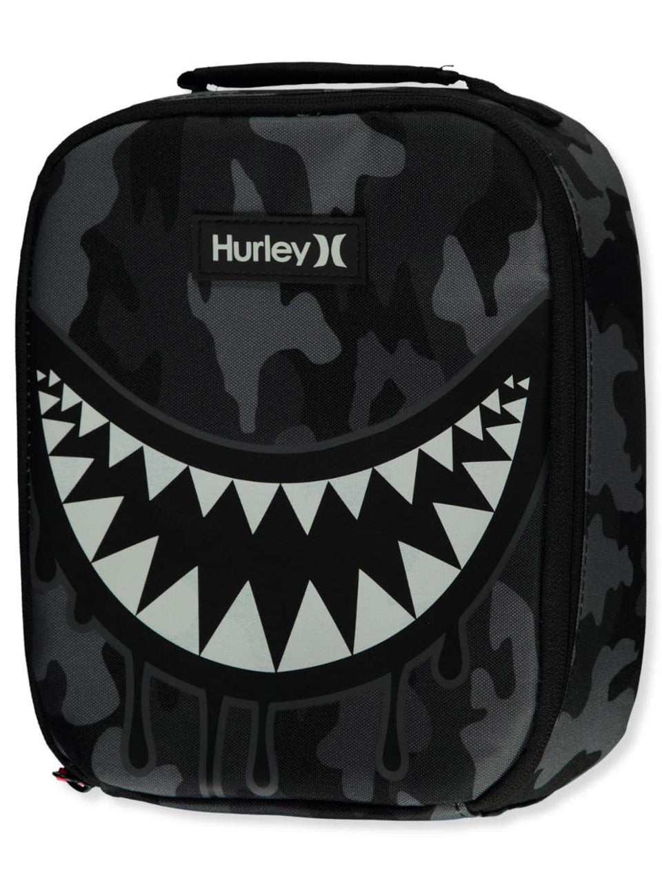 Hurley One and Only lunch tote front view for portable meal storage.