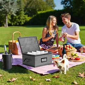 Hurzmoro safe moving solution protects wine and highball glasses.