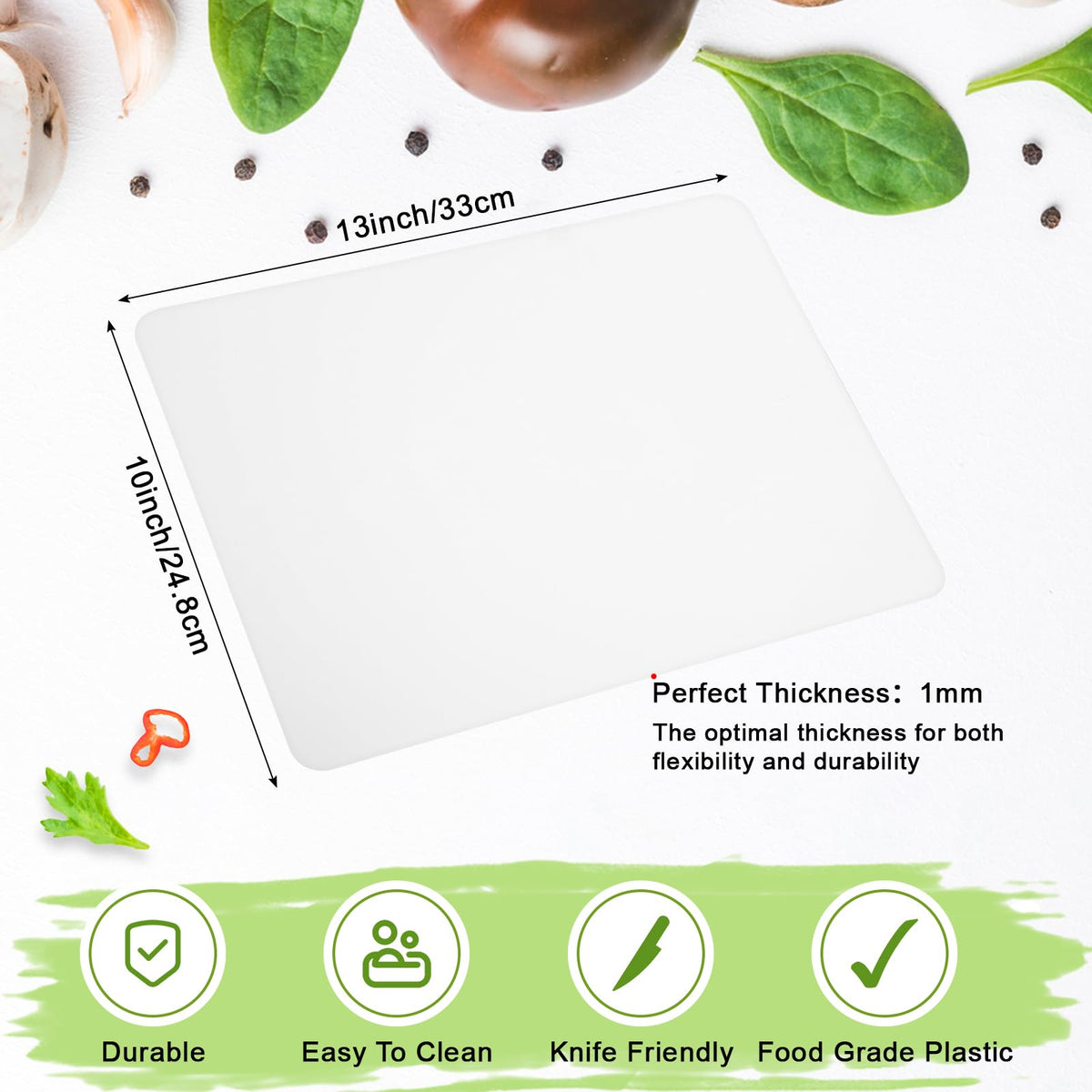 Hushee cutting sheets on counter for fast, mess-free prep.