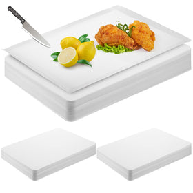 Hushee disposable cutting sheets 10x13 pack shown for organized meal prep and quick cleanup.