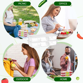Hushee durable PP lunch box for safe, organized food storage.