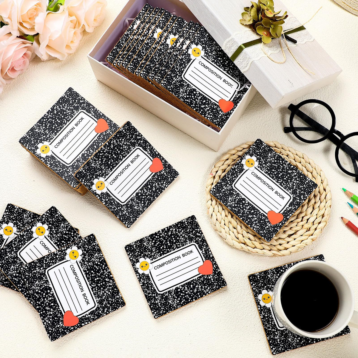 Hushee coasters serve as thoughtful gifts for teachers at ceremonies and events