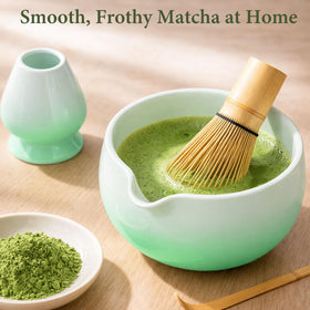 HUSHHAVN stainless steel sifter removes lumps for ultra-smooth tea.