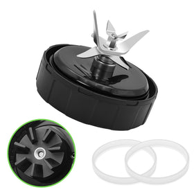 Hushtong SS101 replacement blade with 7 fins for Ninja blender, durable stainless steel for smooth blending.