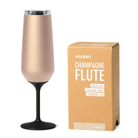 Huski Champagne Flute with TwistLock Stem for stemmed or stemless use