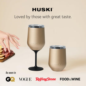Huski Wine Tumbler 2.0 12oz capacity fits standard wine pours.