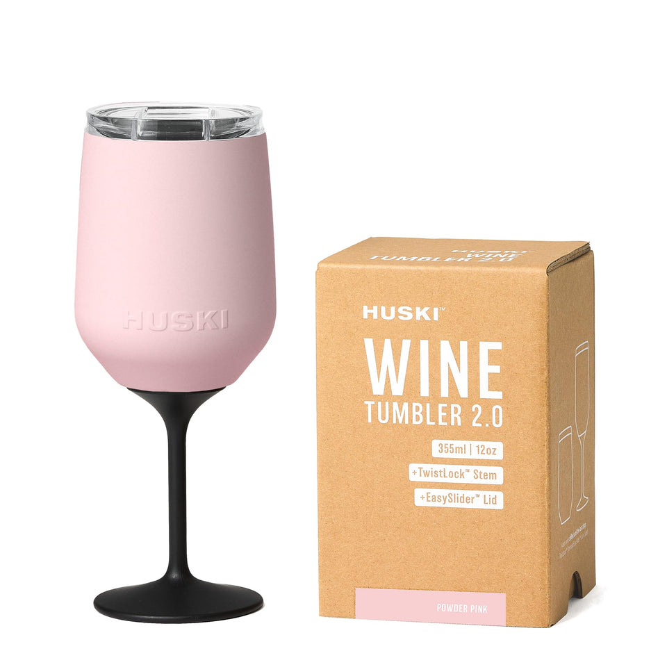 Huski Wine Tumbler 2.0 with detachable stem for versatile use.