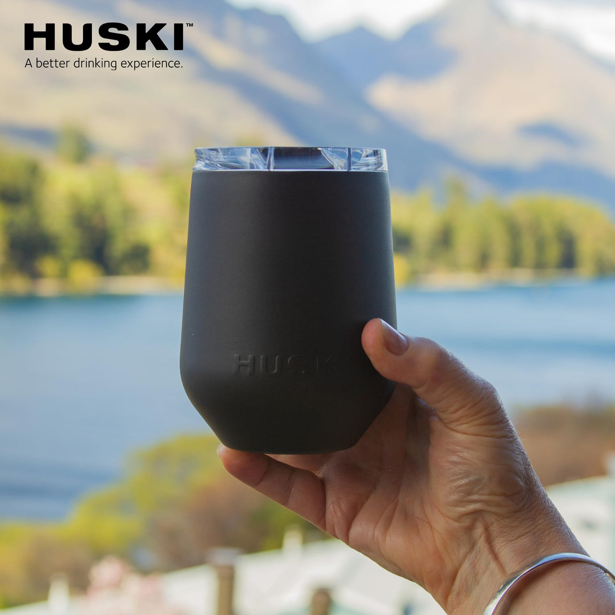 Huski Wine Tumbler 2.0 premium stainless steel body for durability