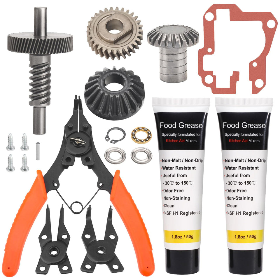 Huthbrother worm gear kit for KitchenAid/Whirlpool mixers delivers smooth operation