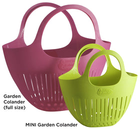 Hutzler Mini Colander in eggshell blue, rinse everything at once for quick cleanup