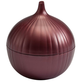 Hutzler Onion Saver red with twist-lock keeps onions fresh and odors contained.