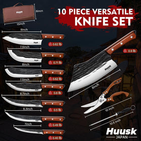 Huusk breaking knives pair suitable for heavy-duty kitchen work